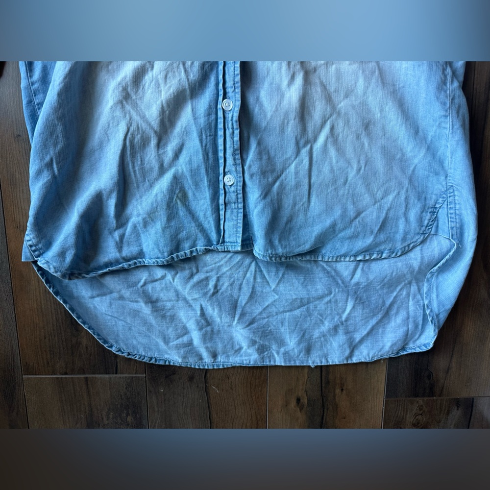 Cloth & Stone Blue Button Down Shirt - Picture 5 of 8